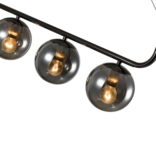 Lampa wisząca Alisa grafitowa 4xE14 LP-005/4L grafit LIGHT PRESTIGE