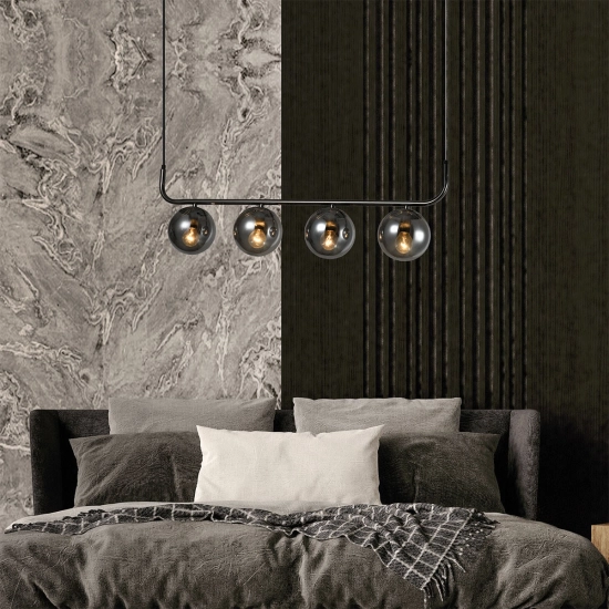 Lampa wisząca Alisa grafitowa 4xE14 LP-005/4L grafit LIGHT PRESTIGE