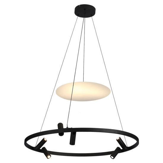 Lampa wisząca Almeria 6xLED czarna LP-907/1P BK LIGHT PRESTIGE
