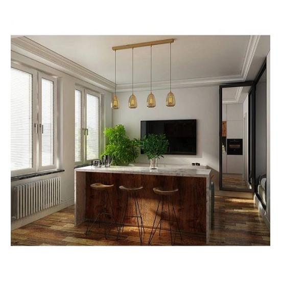 Lampa wisząca amber ALOBRASE 98649 EGLO - zdjęcie produktu