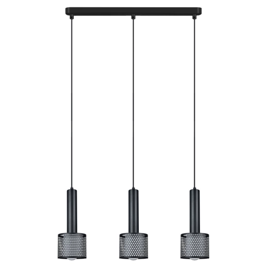 Lampa wisząca Amo czarna 3xE27 LP-0702/3L BK Light Prestige