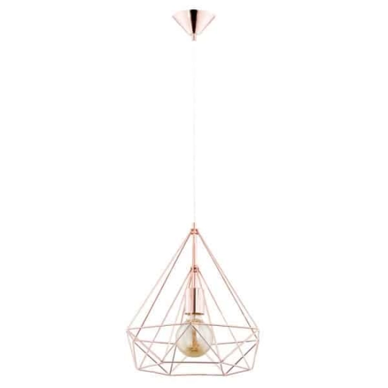 Lampa wisząca BASKET miedź śr. 37cm 60361 ALFA - zdjęcie produktu