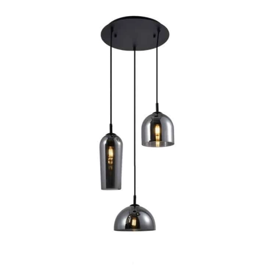 Lampa wisząca BLANCA 3 AZ3336 smoky AZZARDO