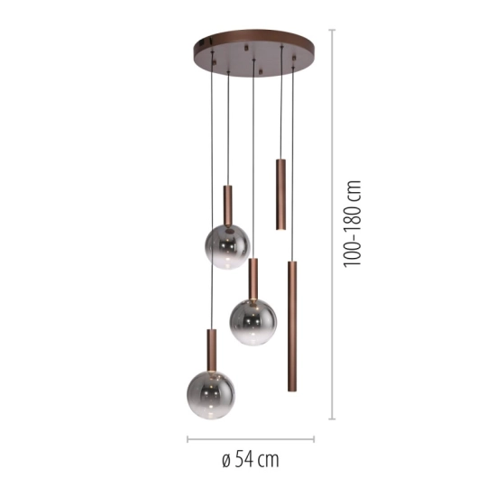 Lampa wisząca BOWL 2287-23 Paul Neuhaus by Zuma Line