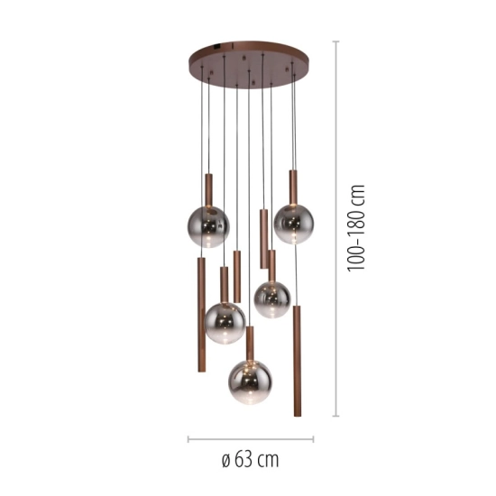 Lampa wisząca BOWL 2287-23 Paul Neuhaus by Zuma Line