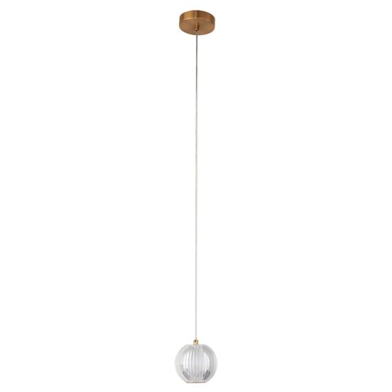 Lampa wisząca Brillant 1 złota LED CCT LP-3303/1P GD Light Prestige