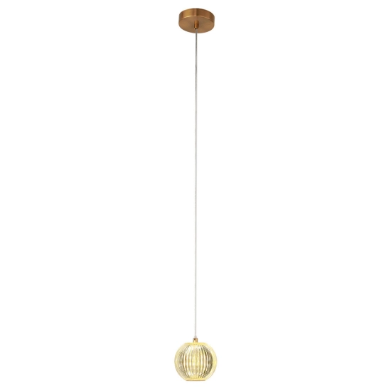 Lampa wisząca Brillant 1 złota LED CCT LP-3303/1P GD Light Prestige