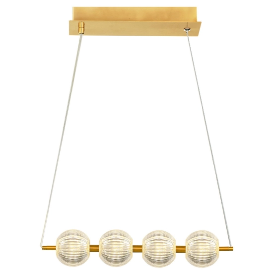Lampa wisząca Brillant 4 złota LED CCT LP-3303/4L GD Light Prestige