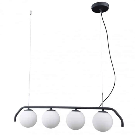 Lampa wisząca Carimi PND-3300-4-BK ITALUX - zdjęcie produktu