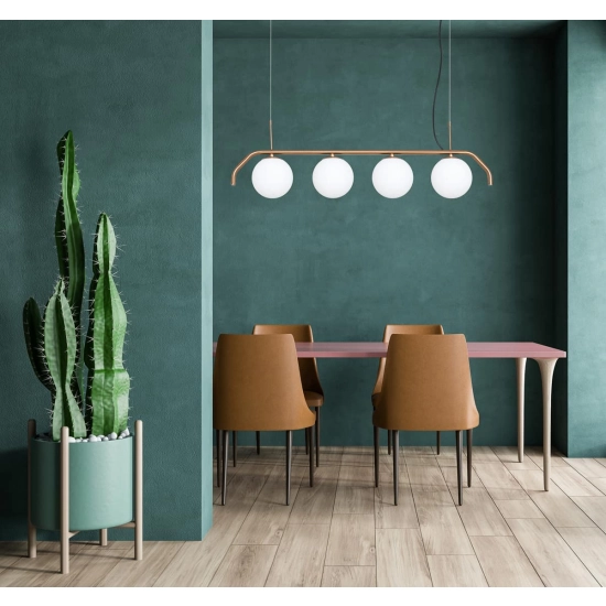 Lampa wisząca Carimi PND-3300-4-HBR Italux - zdjęcie produktu
