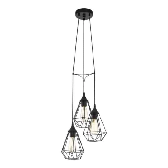 Lampa wisząca czarna Tarbes 94191