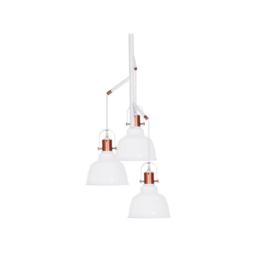 Lampa wisząca DARLING GLASS 3 WHITE AZ2146 AZZARDO