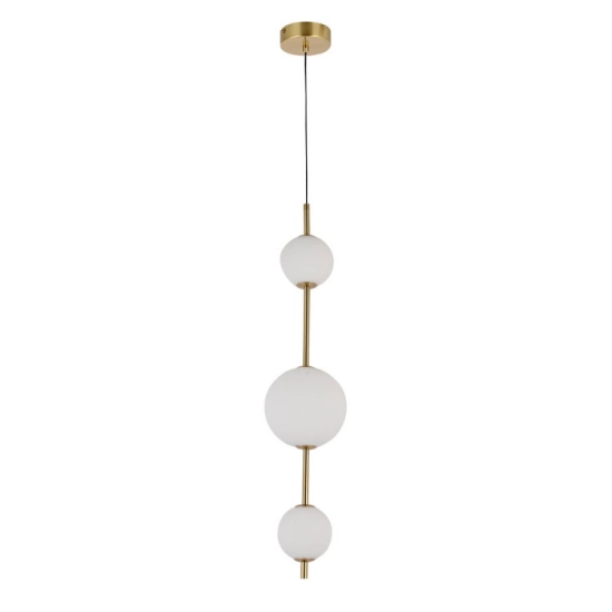 Lampa wisząca Dorado 3xLED pionowa, złota LP-002/3V LIGHT PRESTIGE
