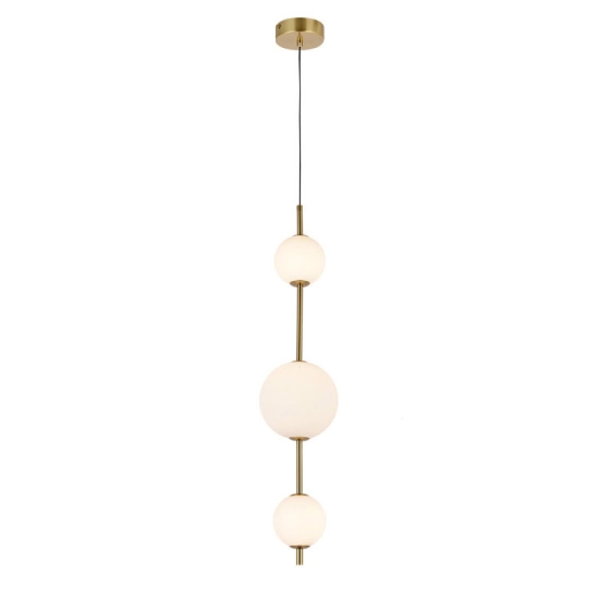 Lampa wisząca Dorado 3xLED pionowa, złota LP-002/3V LIGHT PRESTIGE