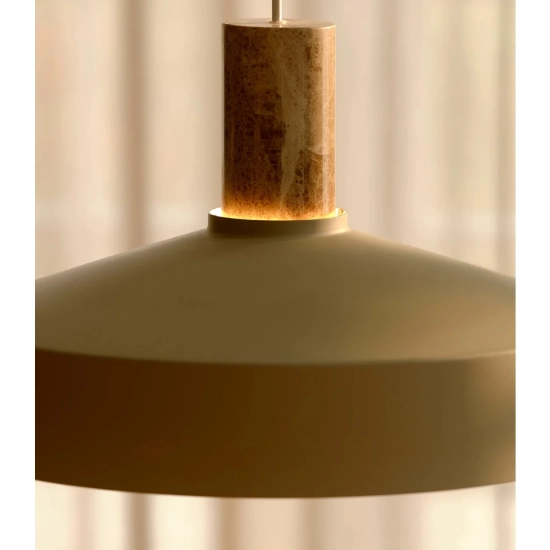 Lampa wisząca Elvas - beżowa, marmurowy element 2512013009 Nordlux
