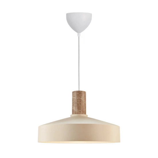 Lampa wisząca Elvas - beżowa, marmurowy element 2512013009 Nordlux