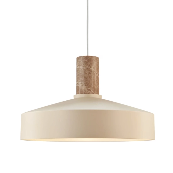 Lampa wisząca Elvas - beżowa, marmurowy element 2512013009 Nordlux
