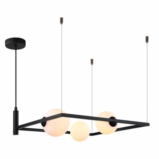 Lampa wisząca Gareth MDM-3975/3 BK Italux - zdjęcie produktu