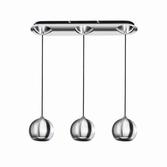 Lampa wisząca Gulia 3 AZ0637 Chrom AZZARDO