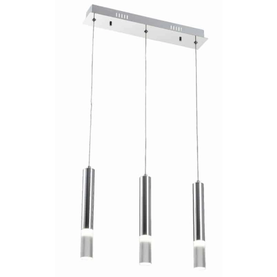 kinkiecikpl lampa wisząca GWEN 3 pł LED chrom 330503-06 REALITY