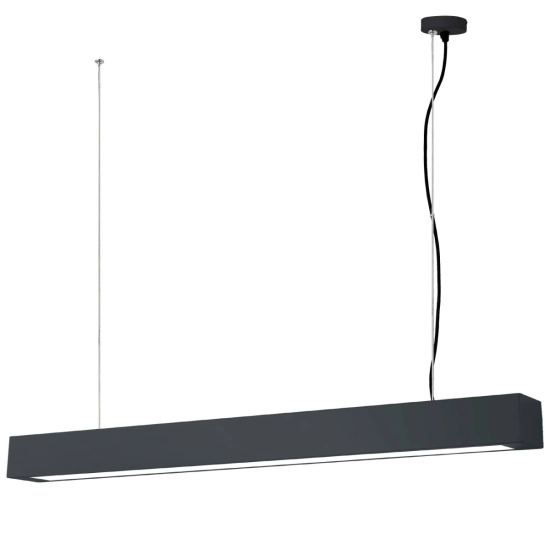 Lampa wisząca Ibros czarna 24W IP20 LED CCT LP-7001/1P 20 BK-93 24 CCT LIGHT PRESTIGE