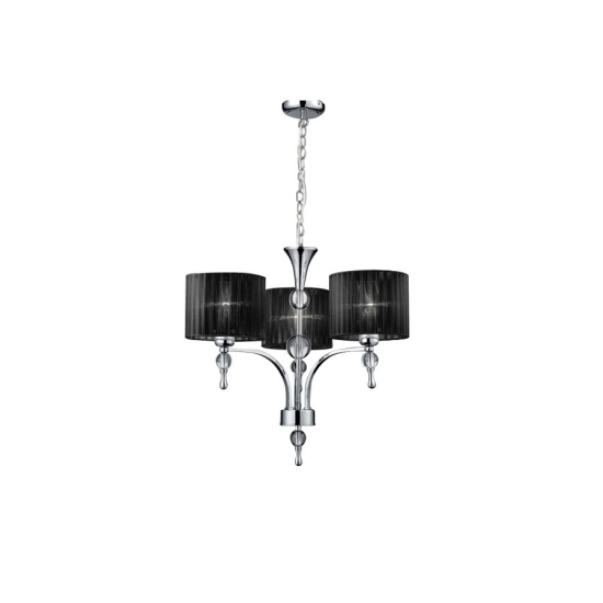 Lampa wisząca Impress 3 AZ0498 Black AZZARDO