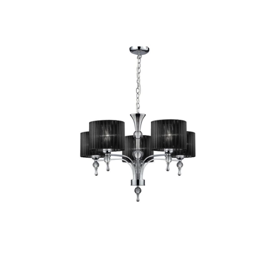 Lampa wisząca Impress 5 AZ0499 Black AZZARDO