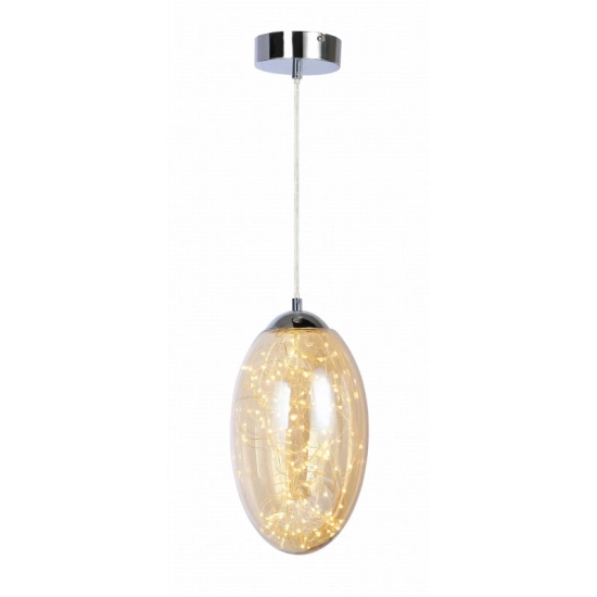 kinkiecikpl lampa wisząca IRMA LED amber 330401-06 REALITY