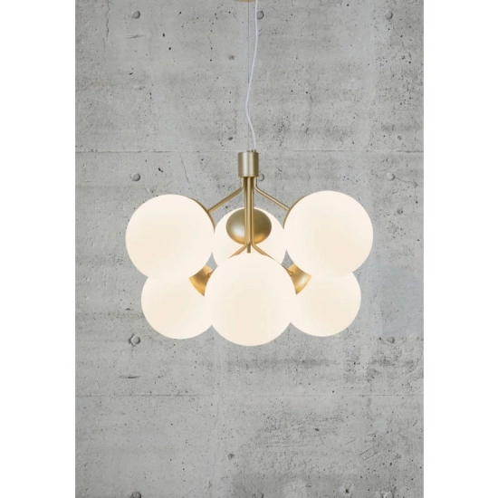 kinkiecik.pl Lampa wisząca mleczne klosze IVONA 6 2112163035 Nordlux