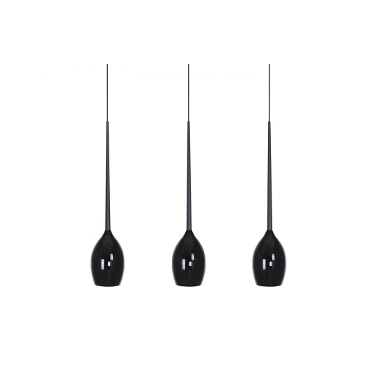 Lampa wisząca IZZA 3 SHINY BLACK AZ2321 AZZARDO
