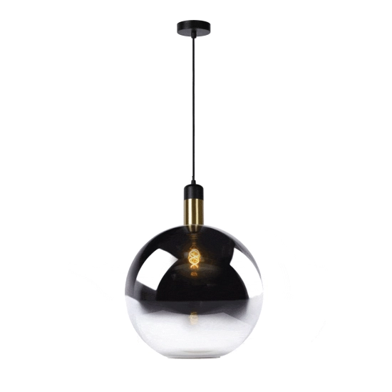 Lampa wisząca JULIUS lampa wisząca Ø 40 cm E27 przydymiony szary 34438/40/65 Lucide - zdjęcie produktu