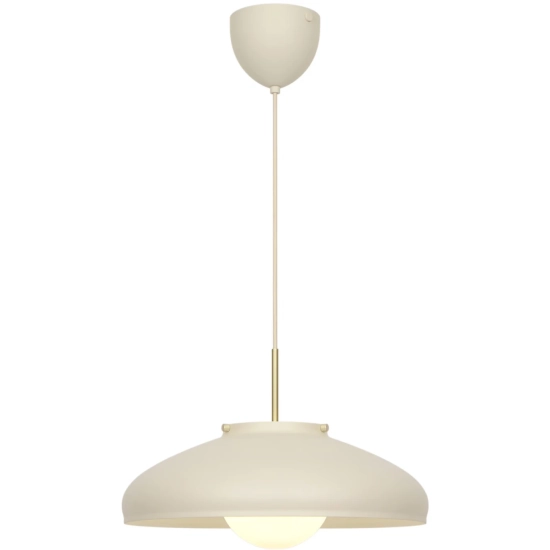 Lampa wisząca Latif Design For The People - beżowa, mleczny klosz 2520123009 Nordlux