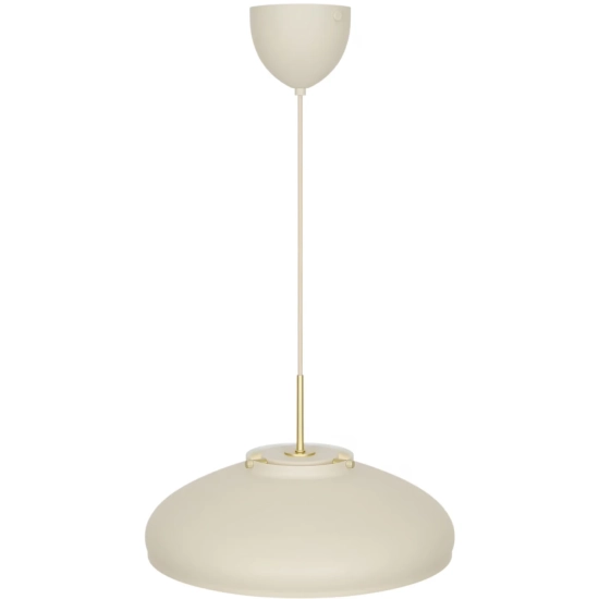Lampa wisząca Latif Design For The People - beżowa, mleczny klosz 2520123009 Nordlux