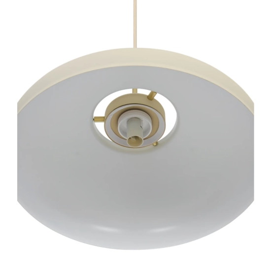 Lampa wisząca Latif Design For The People - beżowa, mleczny klosz 2520123009 Nordlux