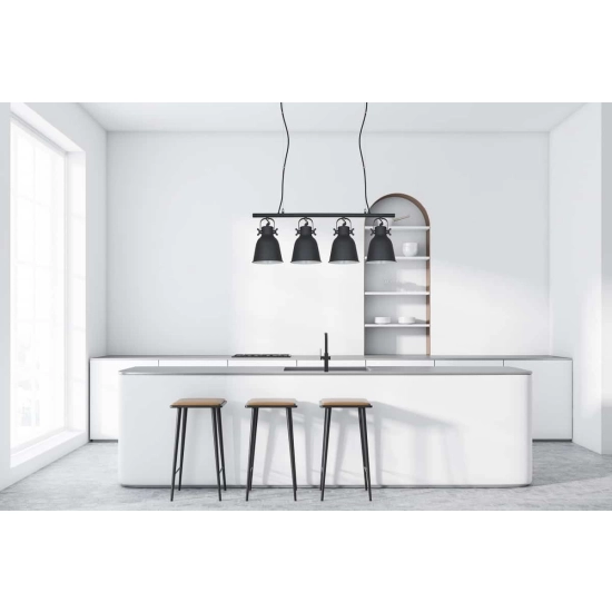 Lampa wisząca LAVARE MD-HN82608-4-BK+WH Italux - zdjęcie produktu