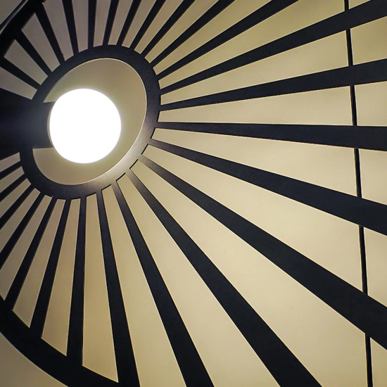 Lampa wisząca LEHDET czarna TH.001CZ SOLLUX LIGHTING