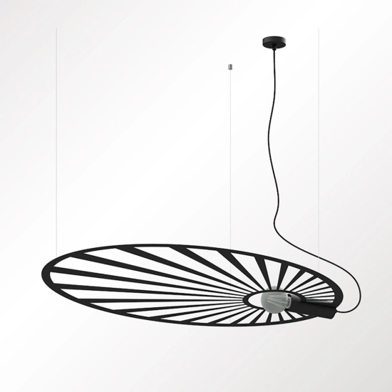 Lampa wisząca LEHDET czarna TH.001CZ SOLLUX LIGHTING