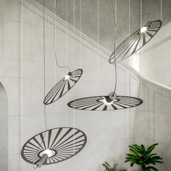 Lampa wisząca LEHDET czarna TH.001CZ SOLLUX LIGHTING