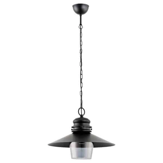 Lampa wisząca loftowa zwis HOLLY czarna śr. 40cm 60327 ALFA - zdjęcie produktu