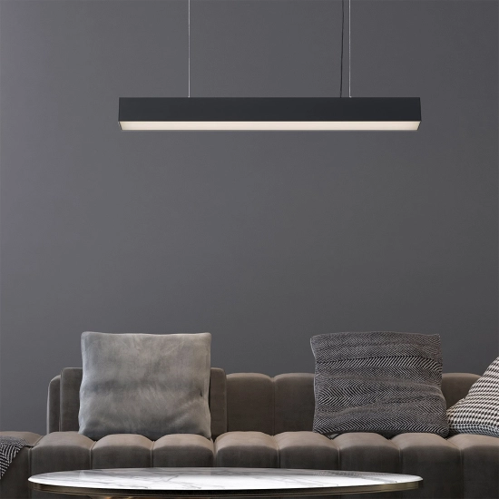 Lampa wisząca Luci M LED CCT Tuya czarna LP-1401/1P M BK Smart LIGHT PRESTIGE