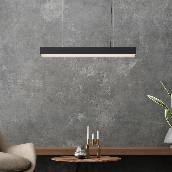 Lampa wisząca Luci M LED CCT Tuya czarna LP-1401/1P M BK Smart LIGHT PRESTIGE