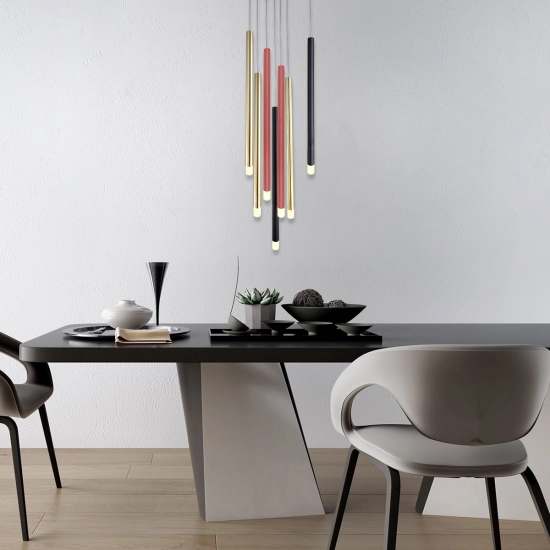 Lampa wisząca Lungo 7xG9 mix kolor LP-894/7P MIXED LIGHT PRESTIGE