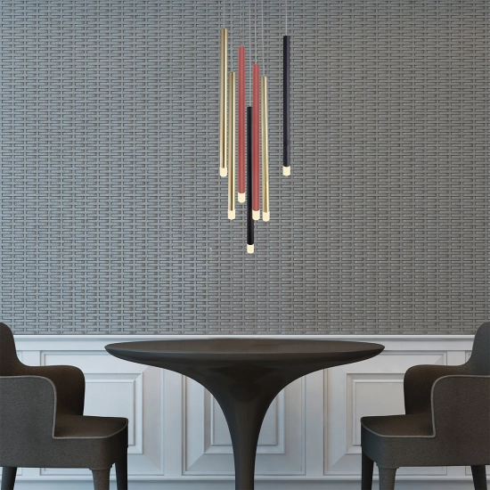 Lampa wisząca Lungo 7xG9 mix kolor LP-894/7P MIXED LIGHT PRESTIGE