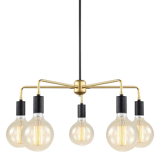 Lampa wisząca Malene MDM3386/5 BK+GD Italux - zdjęcie produktu