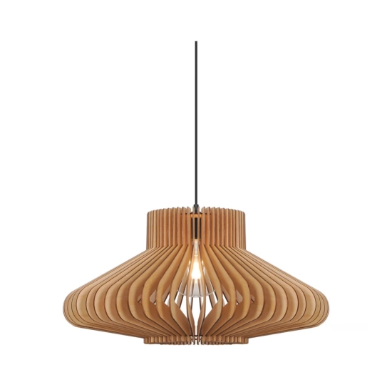 Lampa wisząca Manago drewniana, dwa kształty klosza 2512353014 Nordlux