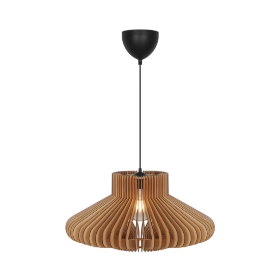 Lampa wisząca Manago drewniana, dwa kształty klosza 2512353014 Nordlux