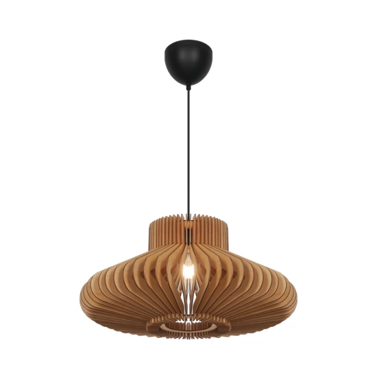 Lampa wisząca Manago drewniana, dwa kształty klosza 2512353014 Nordlux
