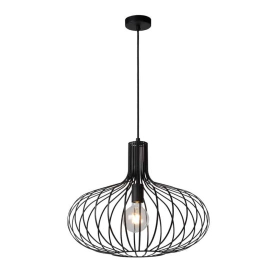 Lampa wisząca MANUELA Ø 50 cm E27 czarny 78374/50/30 Lucide - zdjęcie produktu