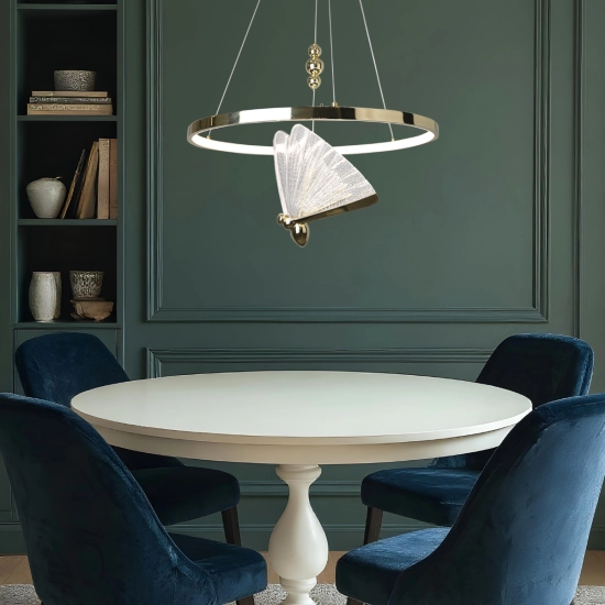 Lampa wisząca Marissa Ring złota LED CCT LP-2515/1P GD Light Prestige