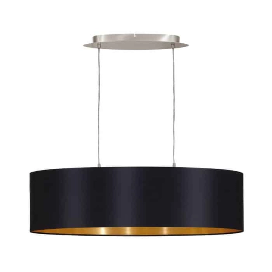 Lampa wisząca MASERLO 31611 EGLO czarny, złoty